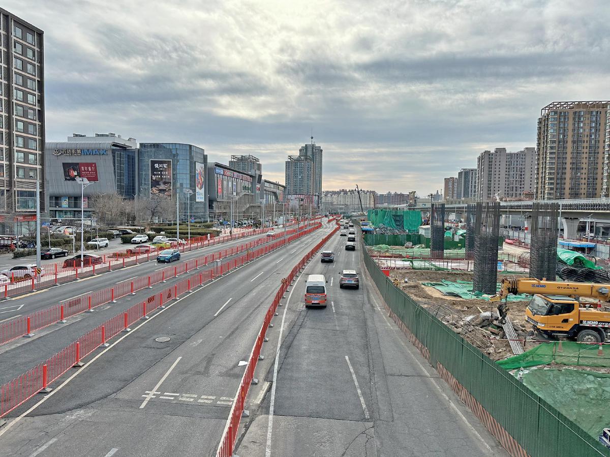 安立路快速化改造将在今年底前完工_新京报